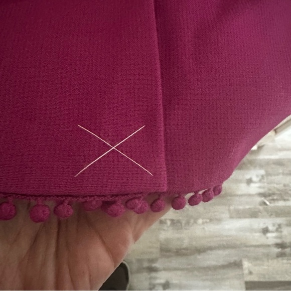 Ann Taylor Purple Pencil Skirt Knee-Length - Picture 3 of 5